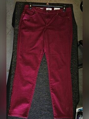 Sonoma Wine Red Skinny Pants